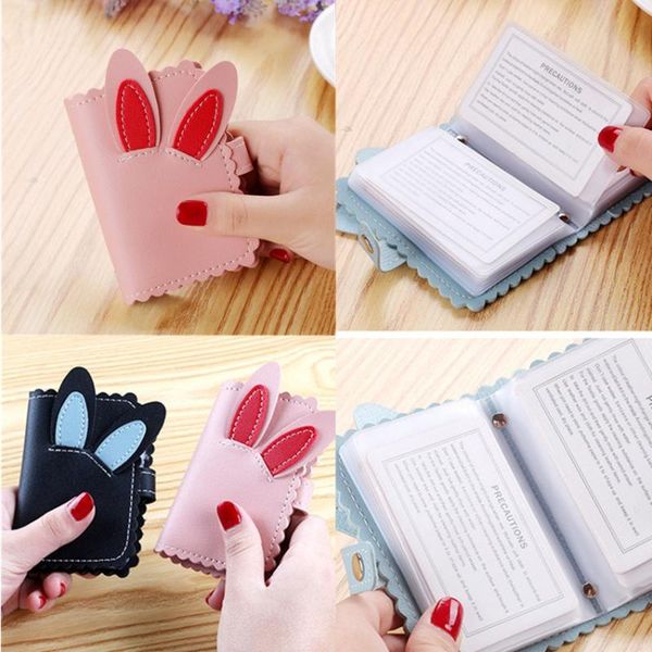 

card holders 2021 wholesale bag cover 26 bits case business cards holder bank id driving license, Brown;gray