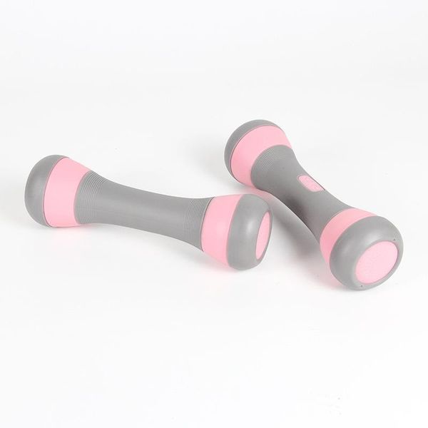 

pink home fitness ladies dumbbell weight adjustable rubberized yoga exercises thin arms indoor sports equipment dumbbells