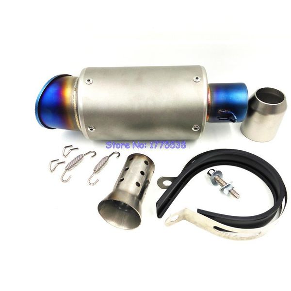 

motorcycle exhaust system 2 inch inlet universal pipe escape with removable db killer