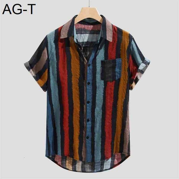 

casual stripe collar shirt men cotton designer brand slim fit man shirts short sleeve red shirts man summer men's clothing, White;black