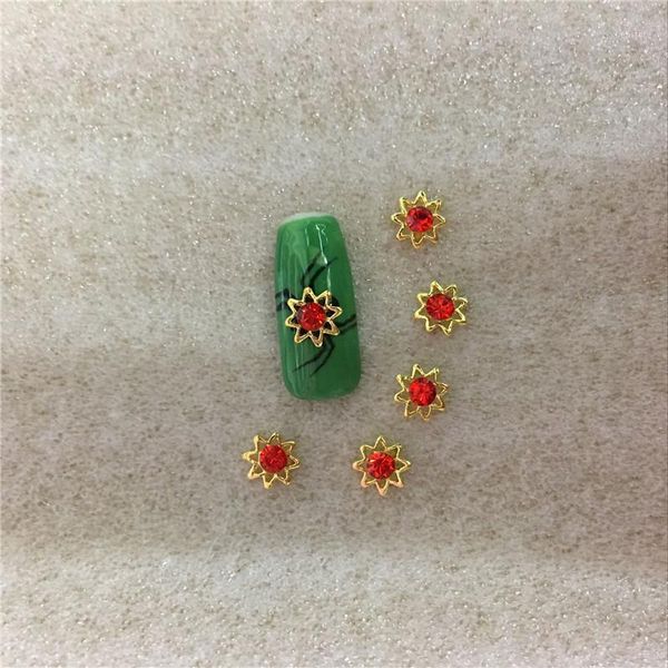 

pcs/bag nail alloy jewelry golde red diamond bow gem rhinestone art glitteracessorios 3d decoration jois tools no.401, Silver;gold