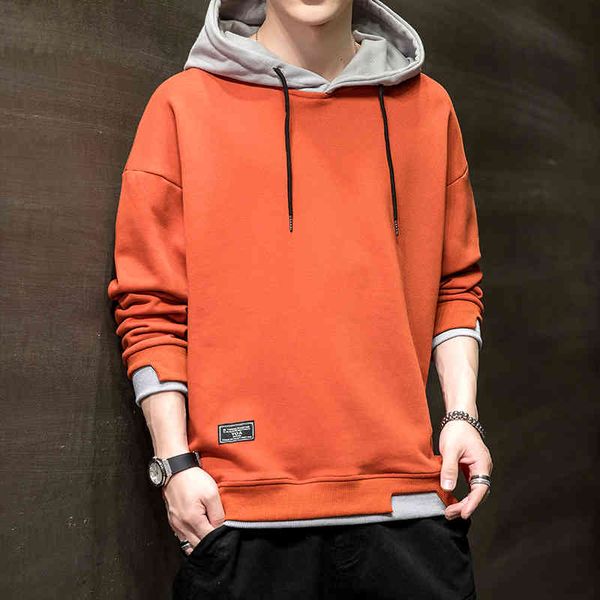 

men's hoodies & sweatshirts fashion hooded streetwear casual pullover sweatshirt men spring autumn hip hop drop pfys, Black