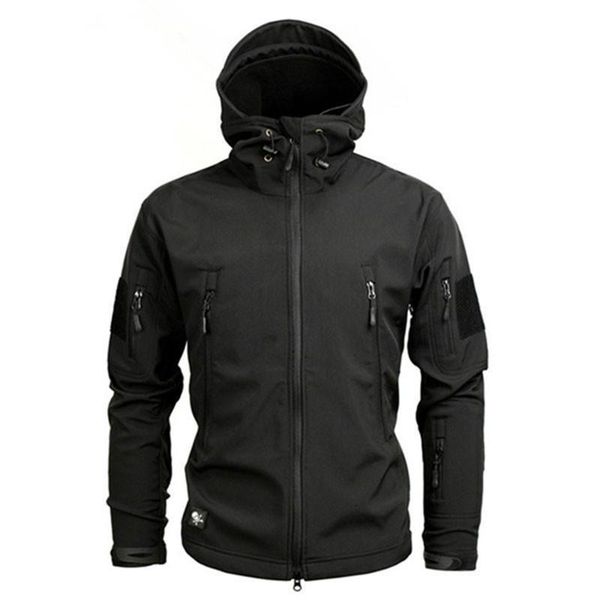 

men's jackets waterproof windbreaker for male 2021 winter outerwear hooded jacket warm-keep fleece clothing plus size sport bj3852, Black;brown