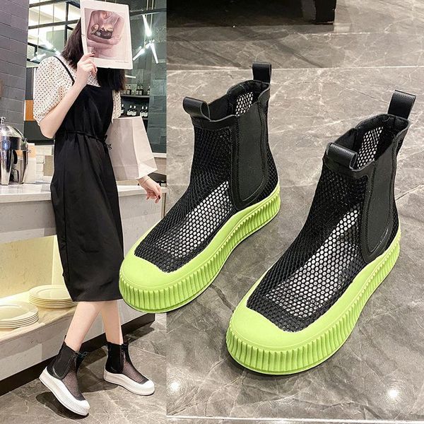 

boots womem shoes woman high heels women platform shoe designer 2021, Black