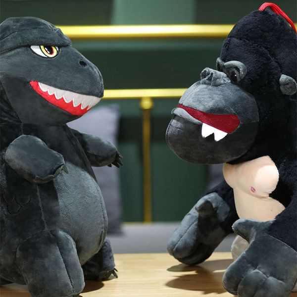 

godzilla vs. king kong plush dolls gifts for boys and girls, Blue