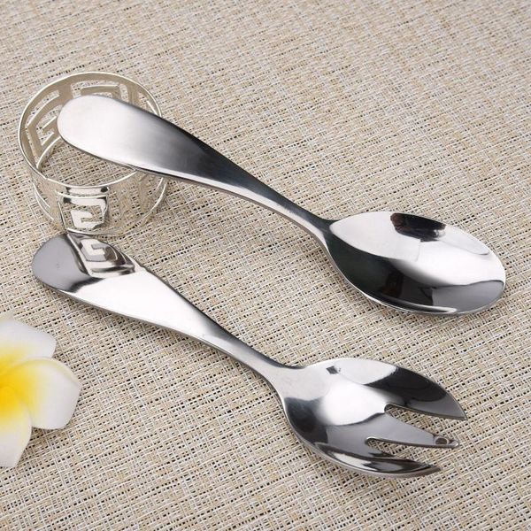 

spoons soup spoon 410 stainless steel dinner with long handle dessert for kitchen tableware children's zodiac pattern