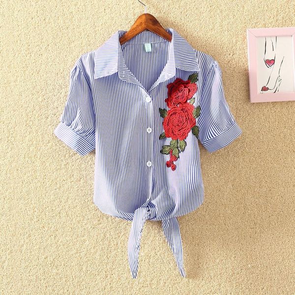 

women's blouses & shirts 2021 summer women casual short sleeve embroidery white kimono loose beach shirt blusas feminina h3