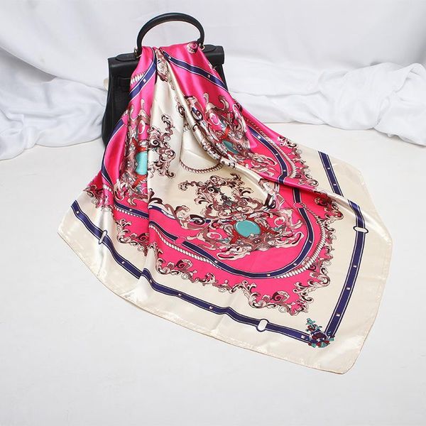 

scarves women scarf shawls lady wraps soft decorative for heair bags girl bufanda seda mujer cabello bolsa echarpe ete soie, Blue;gray