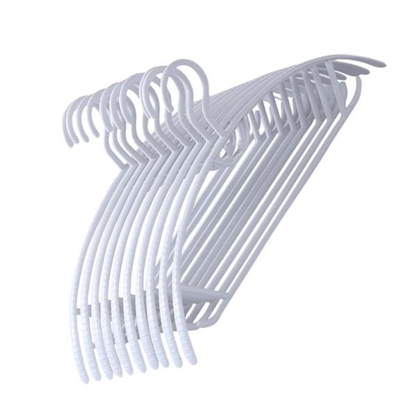 

hangers & racks 10 pcs white clothing coat hook multi-purpose wardrobe