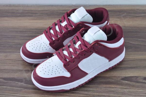

sd low team red bordeaux 1s high og shoes men women skate 1 basketball sneakers teamred sports trainers size 36-45 dun designer, White;red