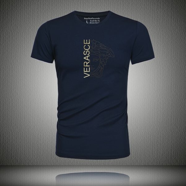 

zhe series men's summer vasaki print short sleeve t shirt men round collar t shirt large 5xl, White;black