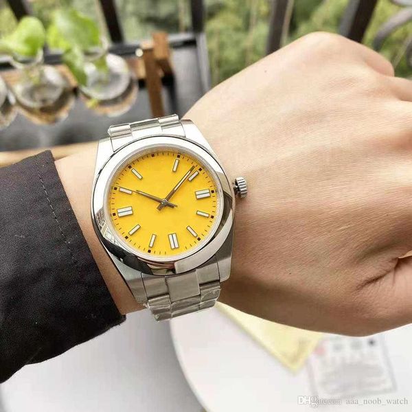 

2021 men's watch montre de luxe 41mm/36mm automatic mechanical 2813 movement fine steel super luminous mechanical watches, Slivery;brown