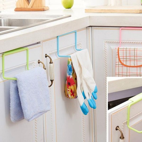 

kitchen organizer storage shelf rack towel hanging holder under cabinet hanger accessories & organization
