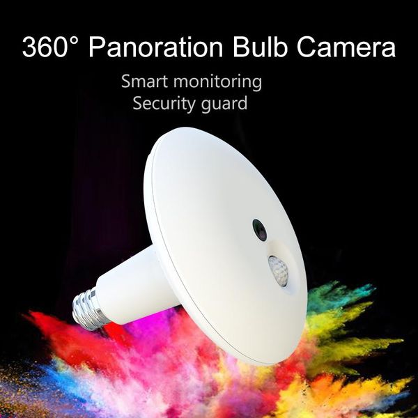 

cameras 960p wifi ip camera 1.3mp network panoramic 1.44mm lens night vision 360 degrees fisheye ir alarm action