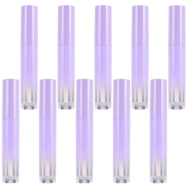 

storage bottles & jars 10pcs portable lip tubes (no. 39 gradient purple gloss)