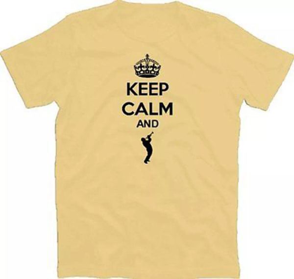 

keep calm and play trumpet trumpet trumpeter t-shirt s-xxxl, White;black