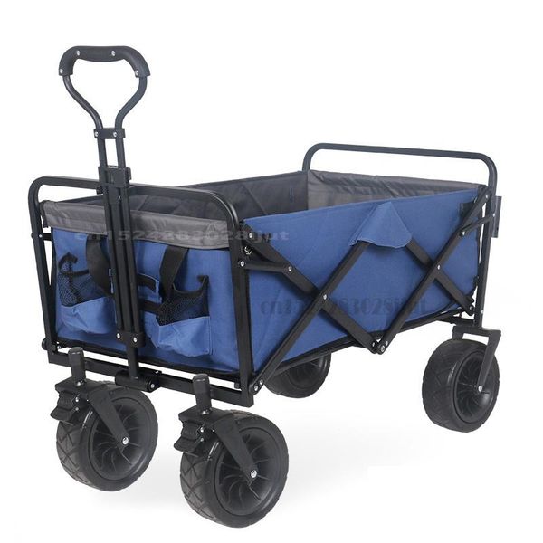 

storage bags outdoor camper supermarket camp trolley foldable wide-wheeled minivan strong load-bearing for baby shopping removable washable