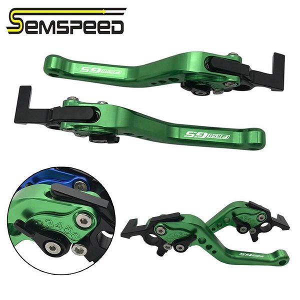 

motorcycle brakes semspeed cnc short f650gs brake clutch levers parts for f 650 gs f650 2008 2009 2010 2011 accessories