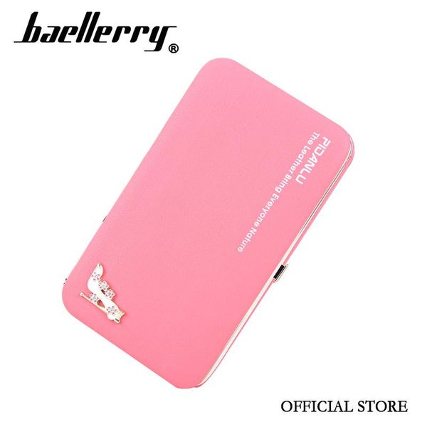 

wallets baellerry official pencil box women long wallet korea style phone bags high-heeled shoes ladies, Red;black