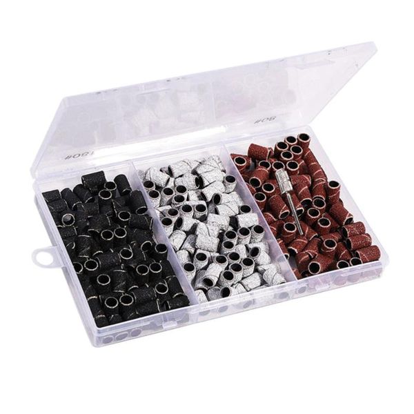 

nail art kits 1 box professional sanding ring manicure tool (assorted color)