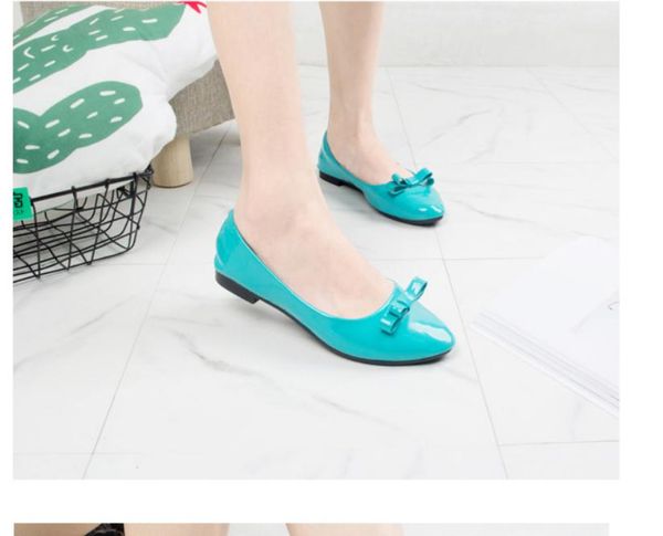 

women's shoes spring and autumn flat bottom pointed end @4044, Black