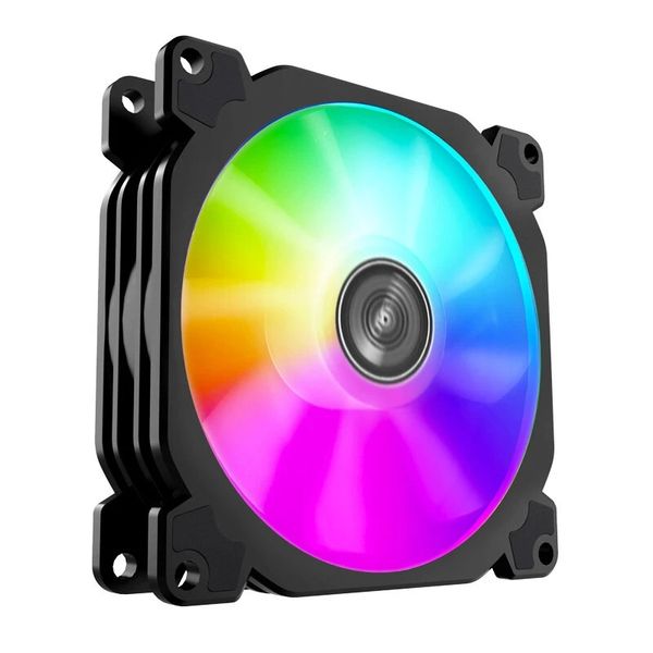 Jonsbo FR925 9cm Argb Computer Fan Case PC Slient para CPU Refrigerador Radiador Refrigeração de Água PWM Quieto RGB LED - Colorido