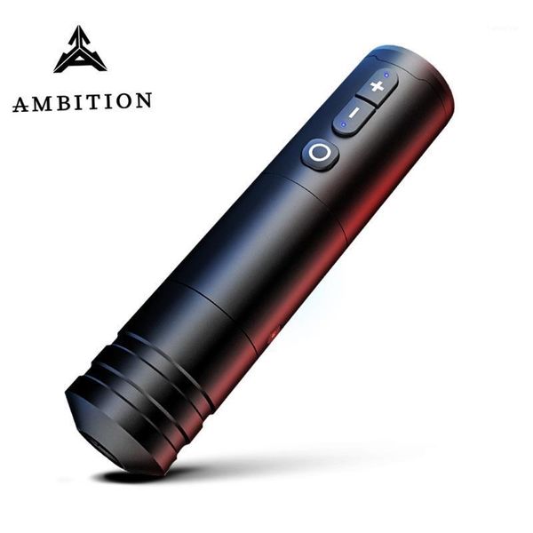 

ambition ninja wireless tattoo pen machine powerful brushless dc motor fast charging 2400 mah lithium battery for artist body1