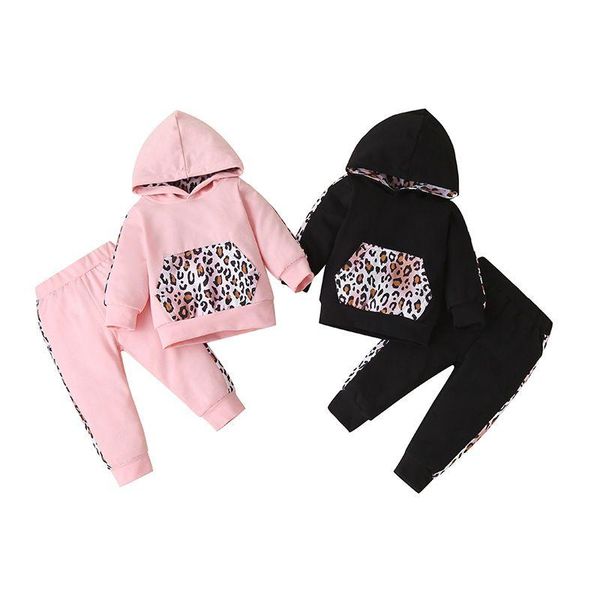 

clothing sets born 2021 baby girls clothes set hoodie sweatshirt + long pant 2pc sport suit autumn winter toddler infant 0-3y, White