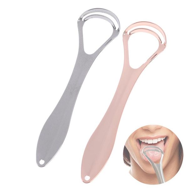 

eyebrow tools & stencils double layer tongue scraper stainless steel oral cleaner mouth brush