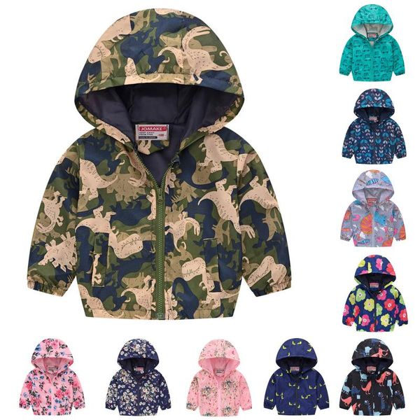 

jackets toddler kids baby grils boys long-sleeve coat spring jacket flower girls hooded summer 2021 thin outerwear, Blue;gray