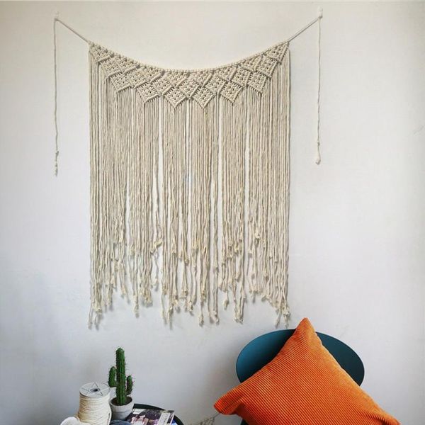 

tapestries diy hand-woven tapestry home wall hanging background wedding decoration supplies