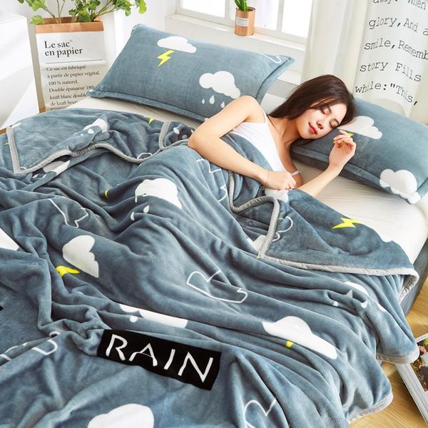 

blankets coral blanket nap towel small quilt thin air conditioning office flannel