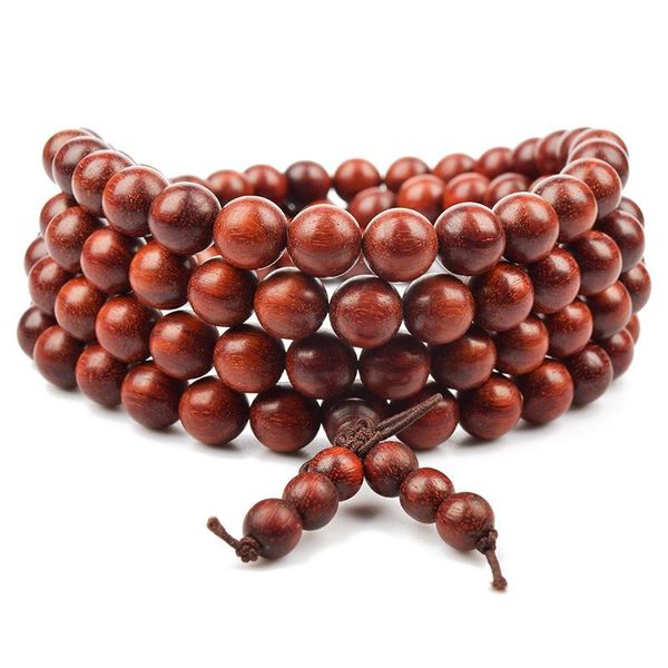 

charm bracelets natural african rosewood buddha prayer beads tibetan buddhist rosary mala bracelet men women beaded necklace jewelry, Golden;silver