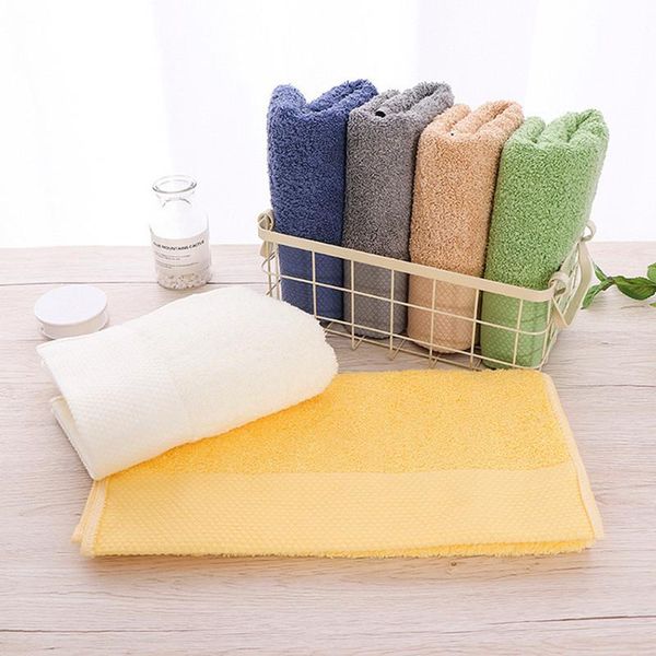 

towel 100%cotton bath solid color simple super soft strong absorbent and skin-friendly high-quality household facial wash