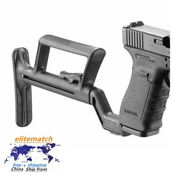 elitematch Water bomb tactical back support shoulder telescopic tail tow G17 G18 G19 G22 G34 bracket