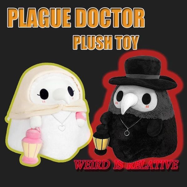 

halloween toy luminous doll light-absorbing ragdoll plagues doctor nurse plush toys plague crow dhl