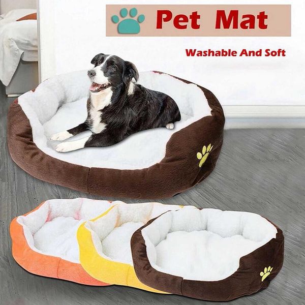 

cat beds & furniture cashmere dog's nest cat's teddy removable pet mat detachable house warm soft breathable bed