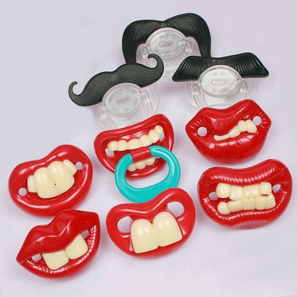 

pacifiers# funny baby pacifiers nipple food grade silicone teethers toddler pacifier orthodontic soothers teat for babies gift