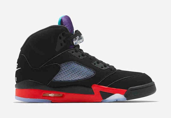

c080520 authentic 5 3 black fire red grape ice emerald mens athletic shoes sneakers with original box