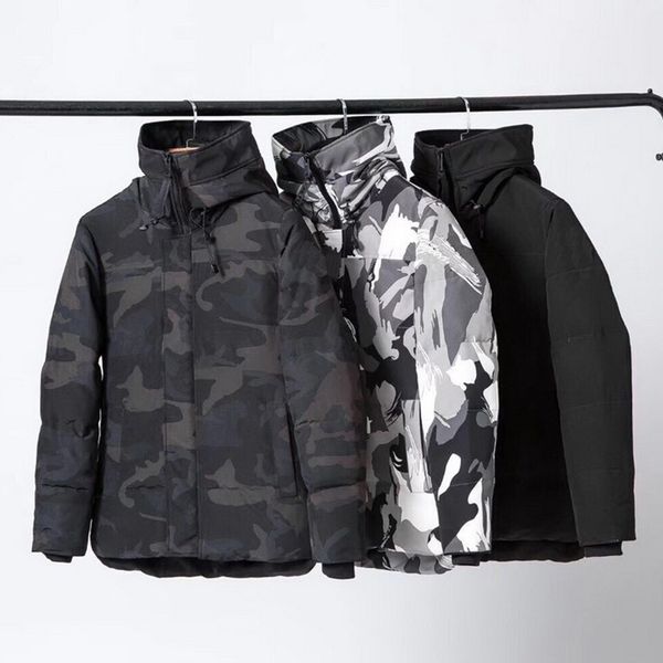 

men women winter down coat hooded puffer jacket winter coat down clothes puffer jacket sportwear outfit hooded outfit running jacket, Black
