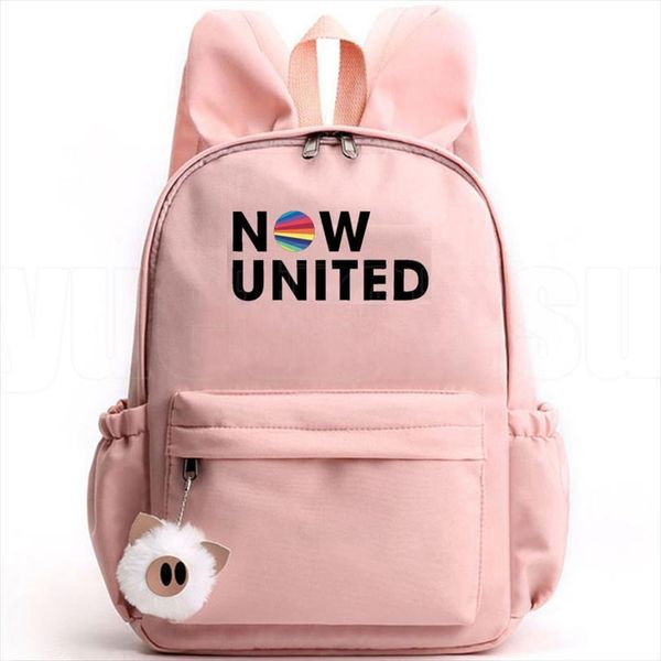 

3d now united backpacks for school teenagers girls un team backpack funny casual nowunited lyrics zipper bookbag travel