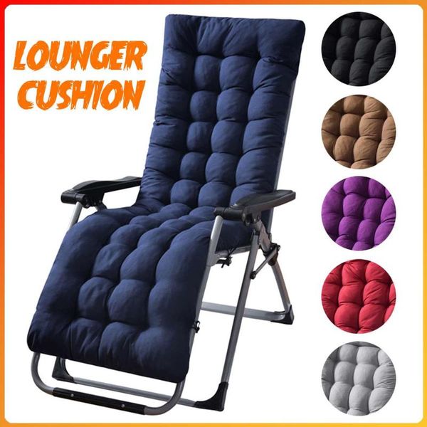 

cushion/decorative pillow 170*53*8cm winter lounge chair cushion soft thicken chaise padding outdoor patio pool recliner folding armchairs c