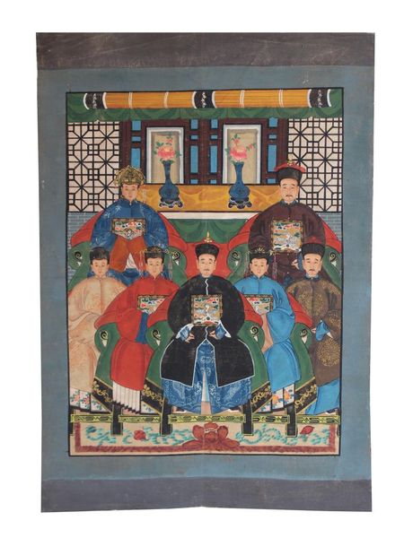 

paintings hand painted ancestor painting on canvas fabric