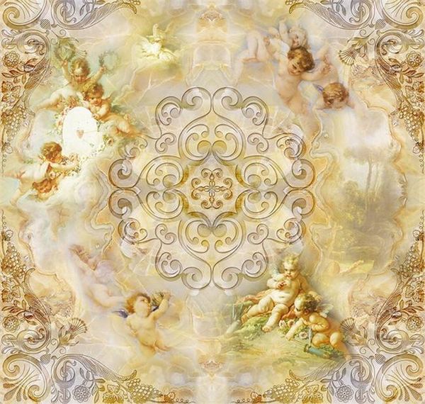 

wallpapers european greek mythology virgin mary fresco el lobby ceiling wall cloth ktv wallpaper