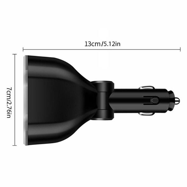 

car gps & accessories 12v led 2usb multifunctional cigarette lighter sockets power adeapter chagers dashcam kindle fm