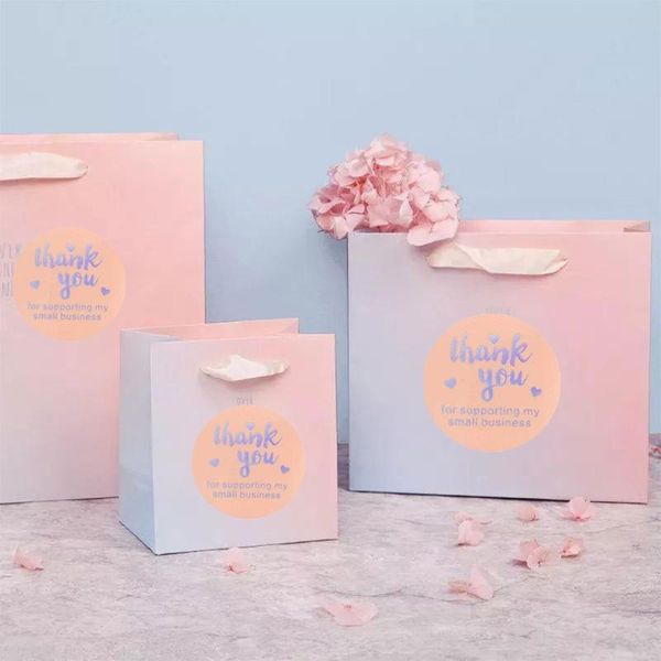 

gift wrap n1ha 500pcs thank you for supporting my small business stickers round seal labels handmade sticker candy box packing