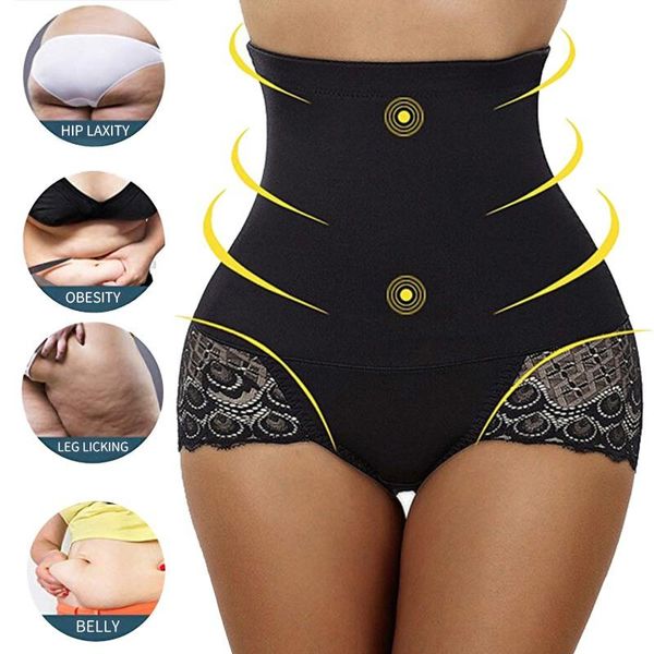 

women's shapers booty lifter ladies slimming bodyshaper waist trainer briefs hip-up training panties plus size women shaper underwear, Black;white