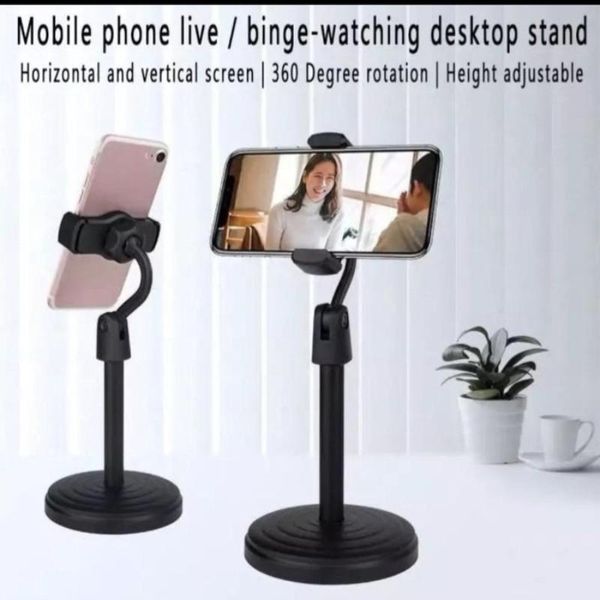 

cell phone mounts & holders universal adjustable height table deskstand holder live broadcast support for wide