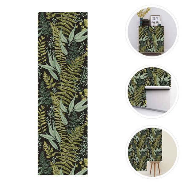 

wallpapers 1 sheet creative wallpaper living room background green plant decor