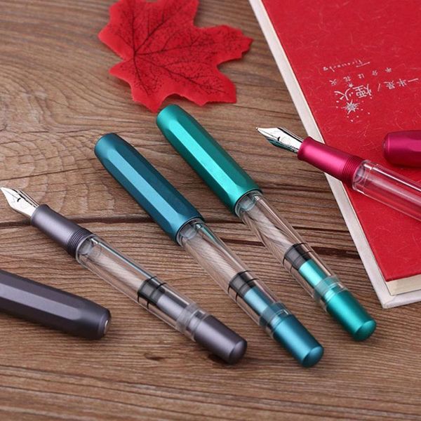 

fountain pens 1pc transparent pen eye dropper large-capacity ink storing resin fine gift office writing supplies